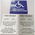 Ada Small Braille Sign с повдигната тактилна графика